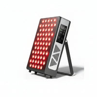 Red Light Therapy Panel Designed for Exercise Recovery, Dual Chip 660nm 850nm, Adjustable Stand, 5 Intensity Levels
