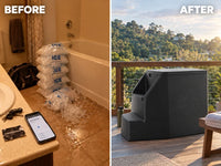 Large Cold Plunge Tub — Before & After